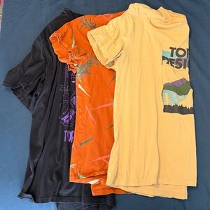 Topo Designs Short Sleeve 3 Pack Tees - Black, Orange, Yellow